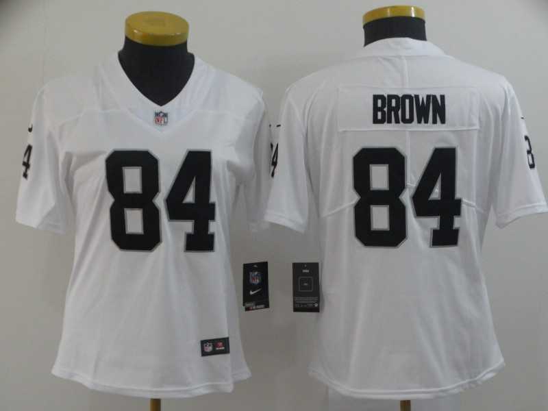 Women Nike Raiders 84 Antonio Brown White Vapor Untouchable Limited Jersey,We sell and wholesale Women Nike Raiders 84 Antonio Brown White Vapor Untouchable Limited Jersey on line form chian!
